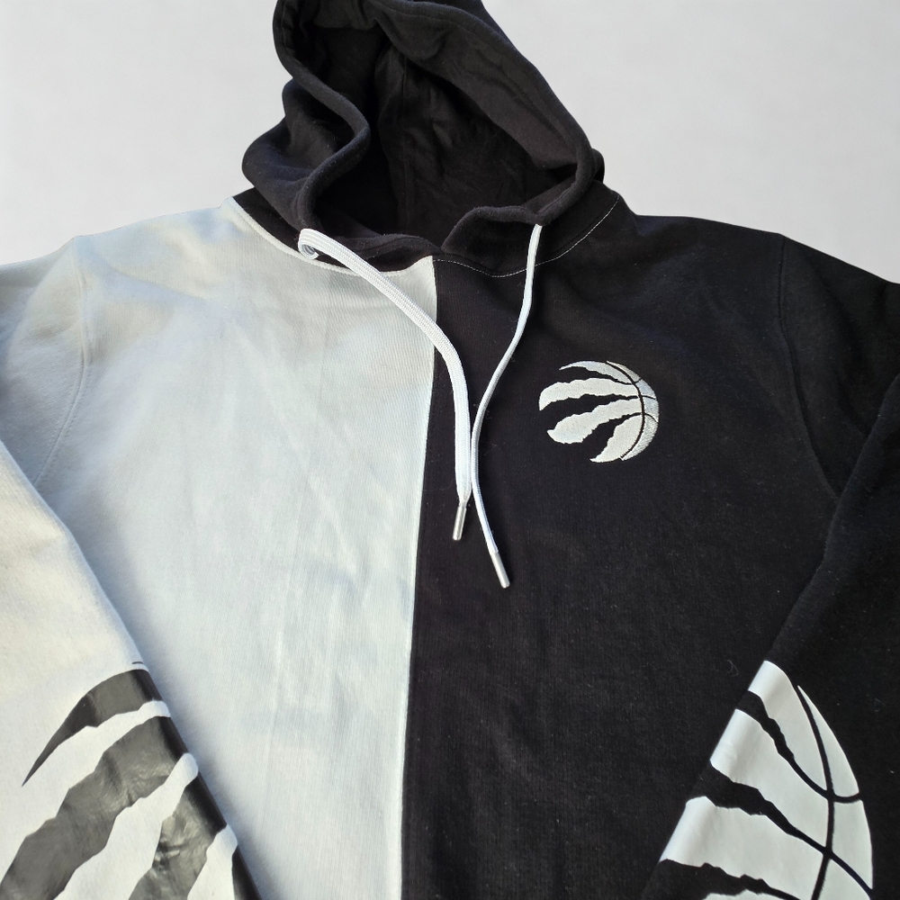 NBA Black and White Split Hoodie - Picture 2 of 8